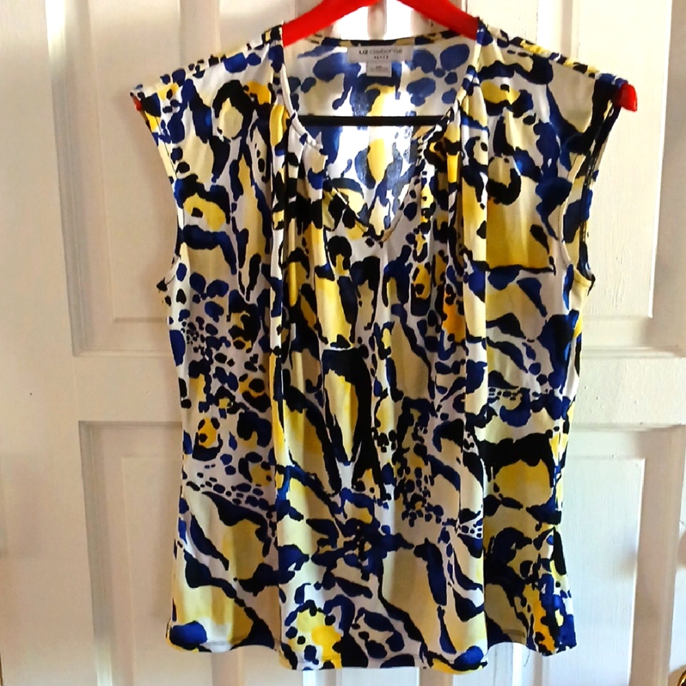 Women's Multicolor Sleeveless Top